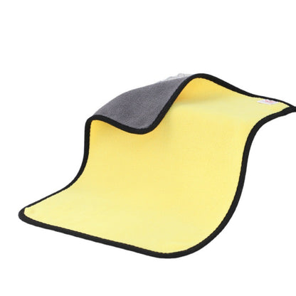 Wholesale Two-Color Double-Sided Car Wash Towel Coral Fleece Car Cleaning Microfiber Cloth Thickened Absorbent Cleaning Towel - image 5