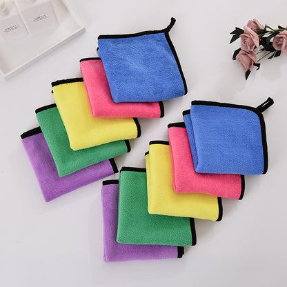 High Density Coral Fleece Car Wash Towel Car Washing Towel Household Kitchen Cleaning Towel Double-sided Quick-drying Towel Automotive Supplies - image 4