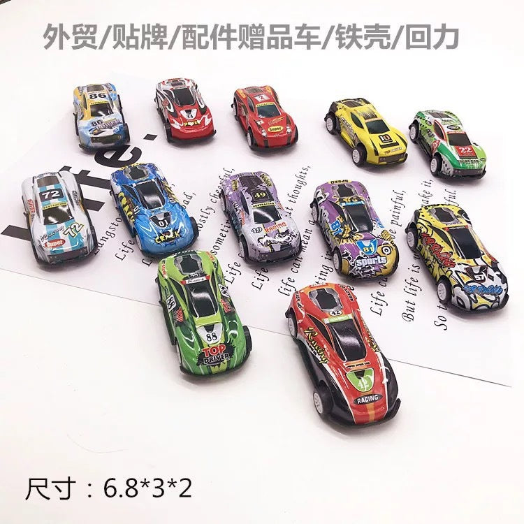 Huili alloy car many exquisite inertia car children's toy car model toy car racing wholesale - image 4