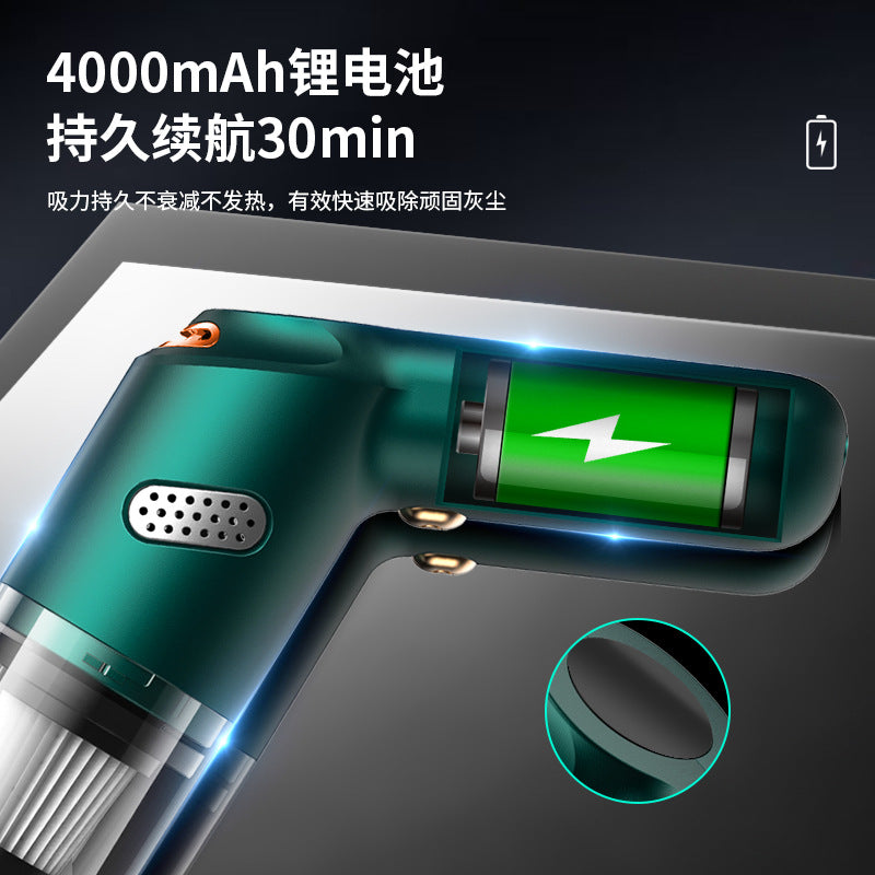 Car Vacuum Cleaner Car Wireless Charging Car Home Handheld Small Car Mini High Power Suction - image 3