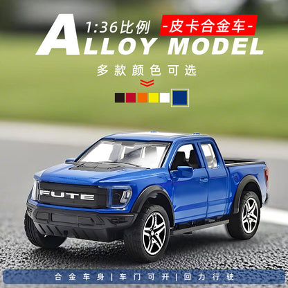 Color Box-Packed Realistic 1:36 Alloy Car Model Pull-Back Open-Door Sports Car Toy Off-Road Vehicle Decoration Children's Gift - image 2