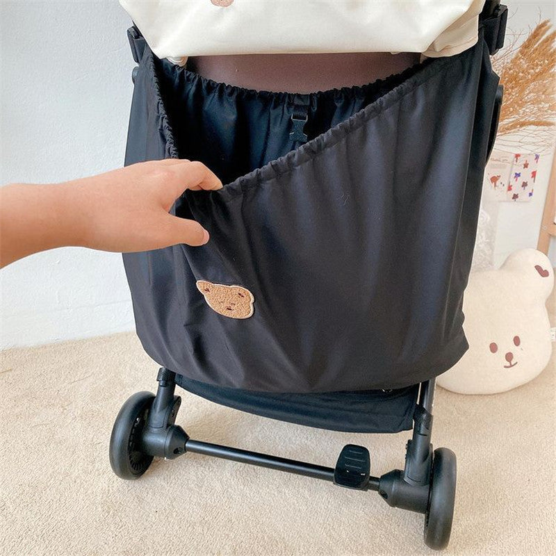 ins Korean Style Baby Stroller Storage Hanging Bag Outgoing Bottle Diaper Storage Bag Children's Car Storage Hanging Bag - image 1