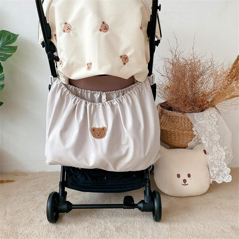 ins Korean Style Baby Stroller Storage Hanging Bag Outgoing Bottle Diaper Storage Bag Children's Car Storage Hanging Bag - image 3