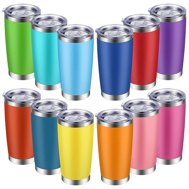 Cross-border 20oz stainless steel thermos cup Car Cup ice bully Cup Amazon for 304 liner food grade - image 1
