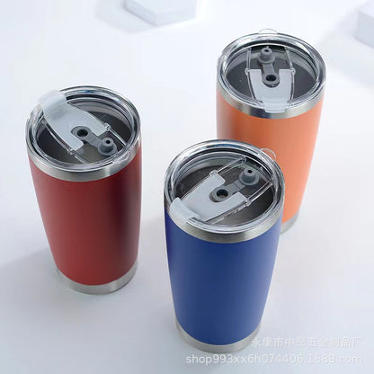 Cross-border 20oz stainless steel thermos cup Car Cup ice bully Cup Amazon for 304 liner food grade - image 3
