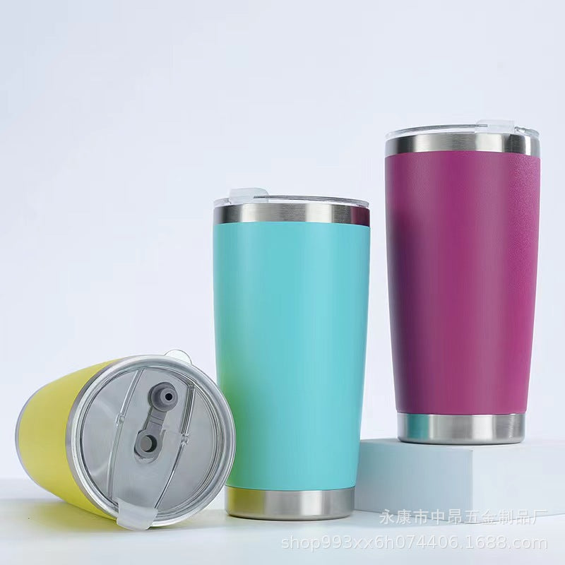 Cross-border 20oz stainless steel thermos cup Car Cup ice bully Cup Amazon for 304 liner food grade - image 4