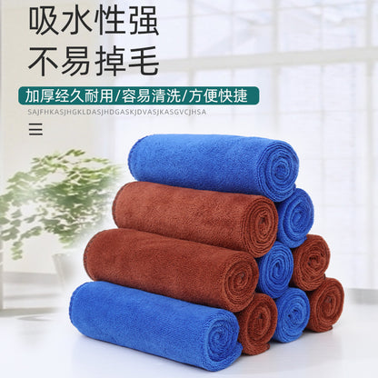 Household Cleaning towel car cleaning towel absorbent lint-free scouring pad household cleaning rag car washing towel - image 3