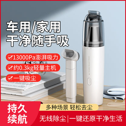 Car Vacuum Cleaner Mite Remover Car Wireless Rechargeable High Power Small Handheld Household Mini Vacuum Cleaner - image 1