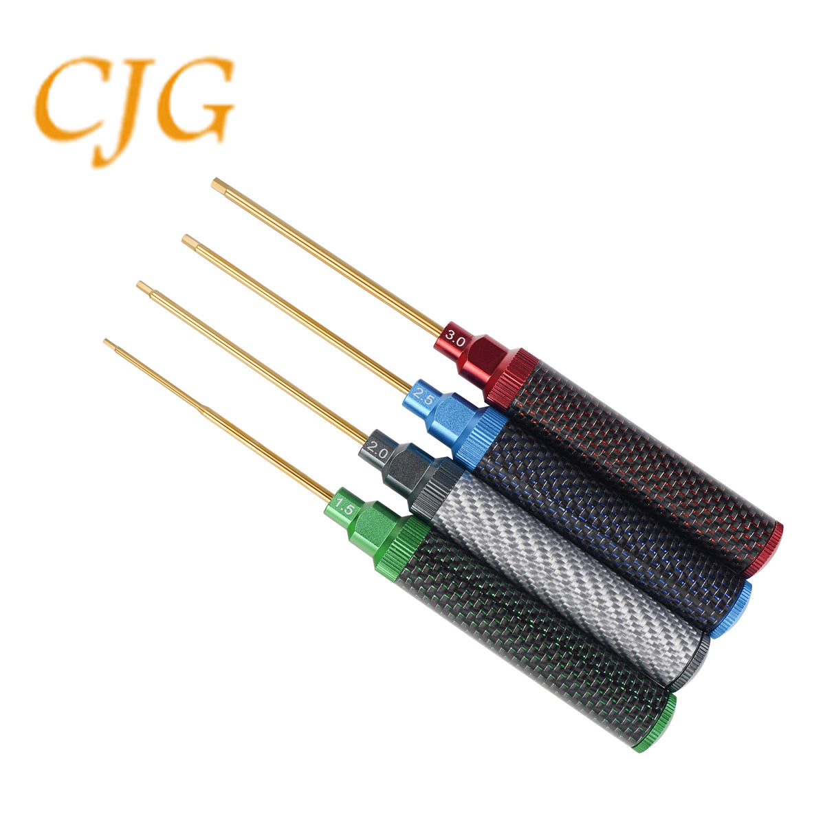 4-piece carbon fiber hexagonal screwdriver suit 1.5/2.0/2.5/3.0mm remote control model car tool suit - image 1