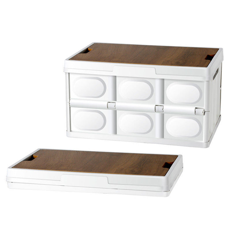 Outdoor Camping Storage Box, Car Trunk Organizer, Car Folding Thickened Storage Box, Plastic Storage Box - image 5