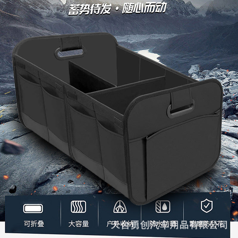 Vehicle-Mounted Wear-Resistant and Durable Folding Quality Outdoor Waterproof Multi-Functional Car Handle Storage Box Suitcase - image 1