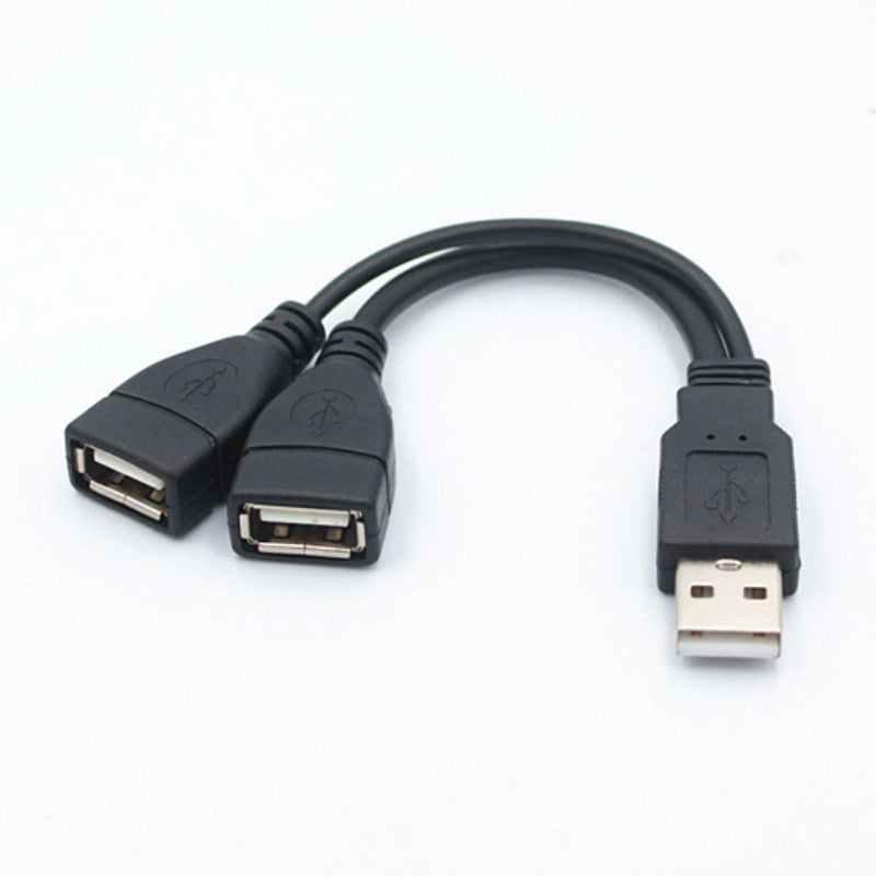 Car Splitter with One-To-Two USB One-To-Two Female Adapter Cable for One Male and Two Female Charging Data Extension Cable - image 4
