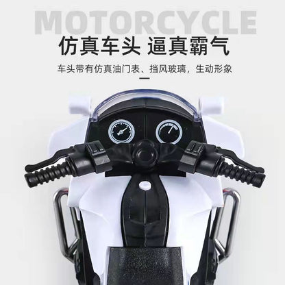 Cross-Border Children's Toy Car Inertia Motorcycle Simulation Model Pull-Back Car Boy Girl Car Toy Gift - image 4