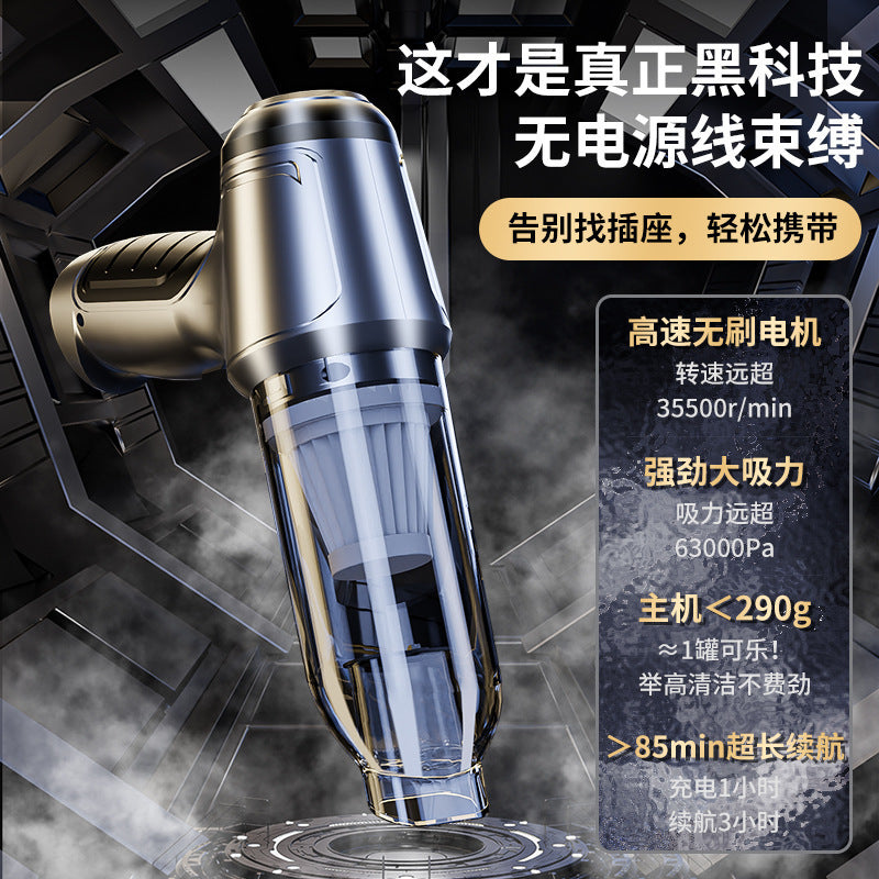 Car Wireless Vacuum Cleaner Multifunctional Powerful Blow Suction Household Small Suction Handheld High Power Dust Blower - image 2