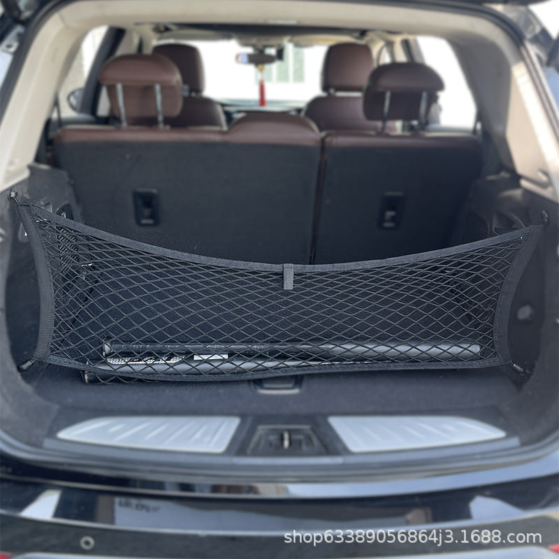Car luggage fixed net bag SUV trunk storage bag storage box car chair room network e-commerce hot sale - image 3