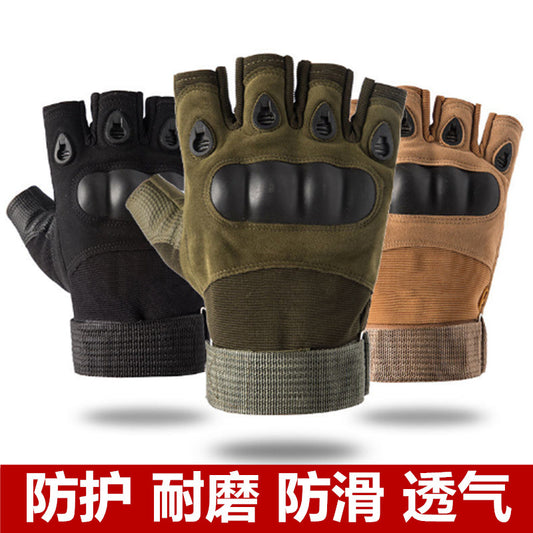 Cross-Border Tactical Gloves Men's Half-Finger Long-Finger Gloves Outdoor Riding Motorcycle Military Fan Fighting Fitness Protective Gloves - image 1