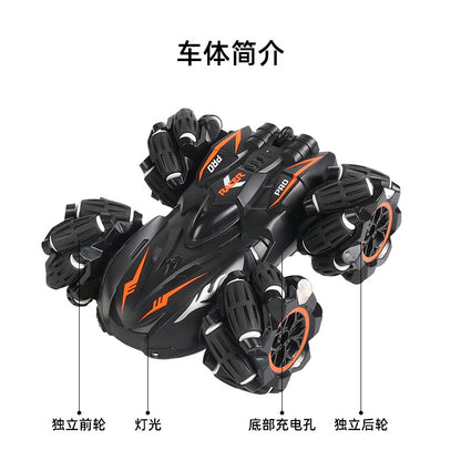 Children's Double-Sided Stunt Drift Remote Control Car Four-Wheel Drive Off-Road Vehicle 2.4g Car Toy Stall Wholesale Dropshipping - image 4