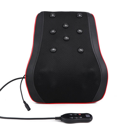 Lumbar Massage Cushion, Waist Massage Pillow, Cervical Spine and Back Massager, Vibration Heating Device for Car and Home Use - image 5