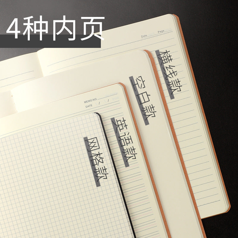 Kraft Paper Notebook Subsubject Mathematics Chinese Exercise Thin 16K Car Line Book Square Line Book a4 Large Book - image 4