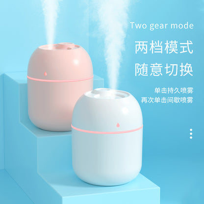 Cross-Border Water Droplet Humidifier Mini Home Desktop Small Car-Mounted Dormitory Bedroom Atmosphere Light Silent Hydrating Spray - image 2
