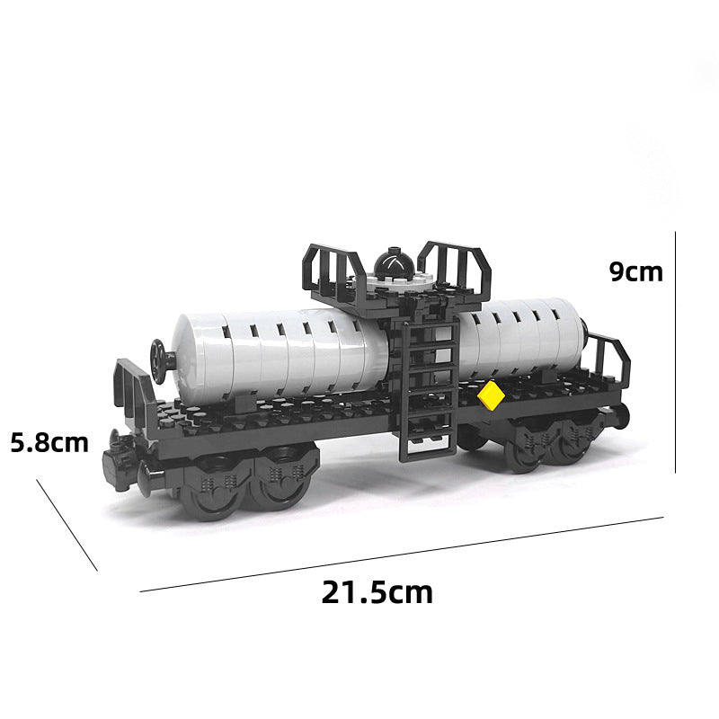 Yutong domestic MOC building block car transport vehicle container wood car small particle assembly building block toy bag - image 3