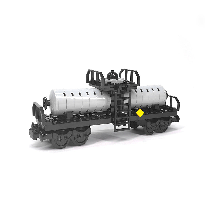 Yutong domestic MOC building block car transport vehicle container wood car small particle assembly building block toy bag - image 5