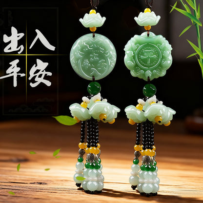 Car Pendant Car Hanging Car Creative Car Ornaments Buddha Lotus Pixiu Gift Photo Hulu Car Hanging - image 1