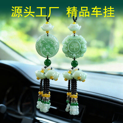 Car Pendant Car Hanging Car Creative Car Ornaments Buddha Lotus Pixiu Gift Photo Hulu Car Hanging - image 2