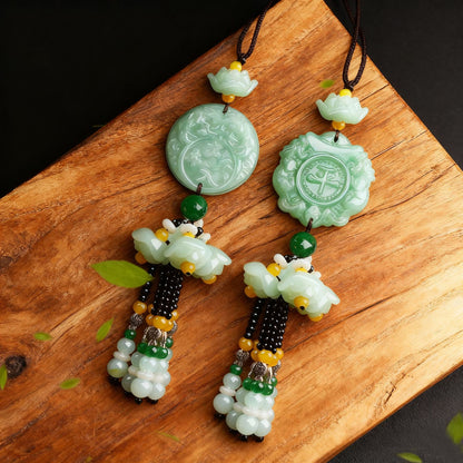Car Pendant Car Hanging Car Creative Car Ornaments Buddha Lotus Pixiu Gift Photo Hulu Car Hanging - image 3