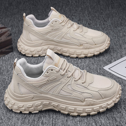 Dad Shoes 2025 Autumn Mesh Breathable Wear-Resistant Casual Shoes Tire Sole Sports Running Shoes Cross-Border Men's Shoes - image 3