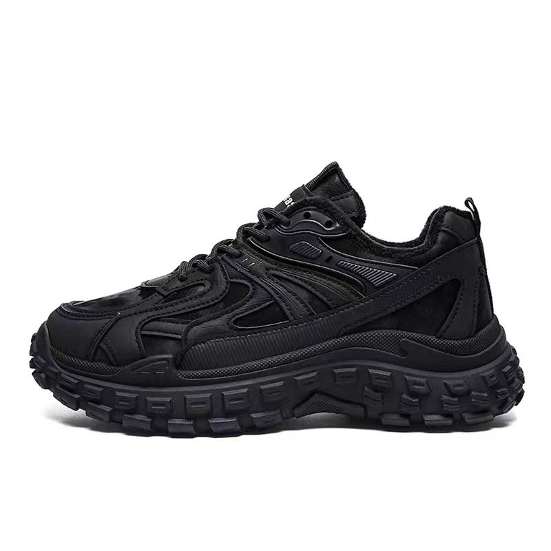 Dad Shoes 2025 Autumn Mesh Breathable Wear-Resistant Casual Shoes Tire Sole Sports Running Shoes Cross-Border Men's Shoes - image 5