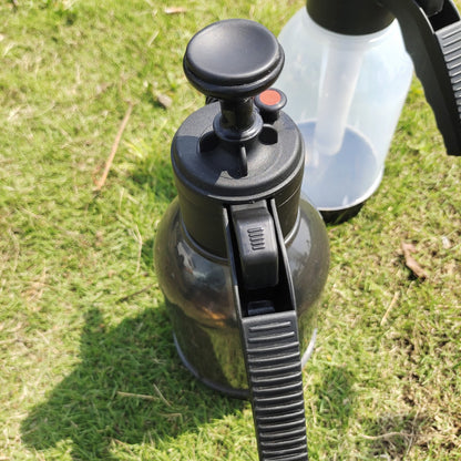 Foam watering can Car Wash artifact 2 liter watering can dual-purpose black transparent air pressure handheld sprayer high pressure gardening - image 3