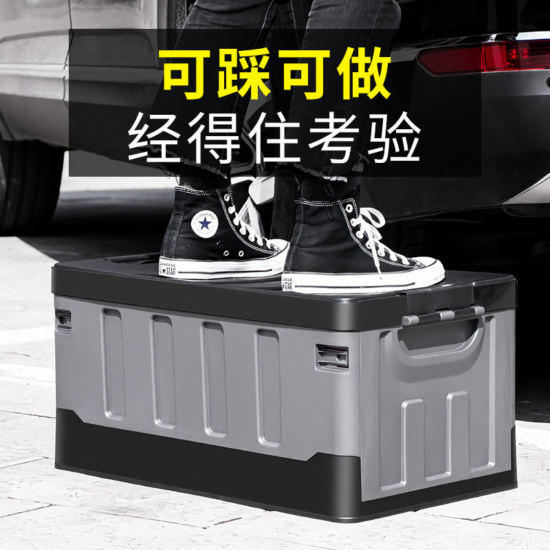 Car Trunk Storage Box Outdoor Camping Box Foldable Storage Box Camping Organizer Box Household Storage Box - image 4