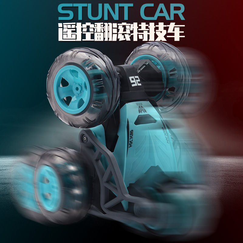 New Drift Car Rolling Stunt Four-Wheel Drive Off-Road Vehicle Large Racing Electric Remote Control Dump Truck Children's Toy Car - image 2