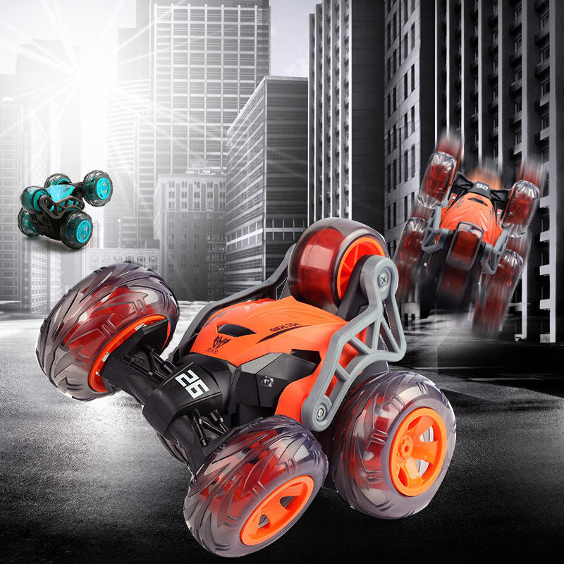 New Drift Car Rolling Stunt Four-Wheel Drive Off-Road Vehicle Large Racing Electric Remote Control Dump Truck Children's Toy Car - image 4