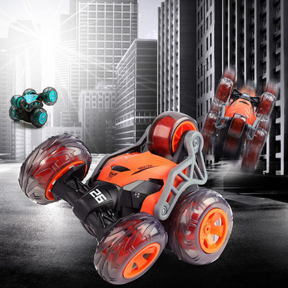 New Drift Car Rolling Stunt Four-Wheel Drive Off-Road Vehicle Large Racing Electric Remote Control Dump Truck Children's Toy Car - image 4
