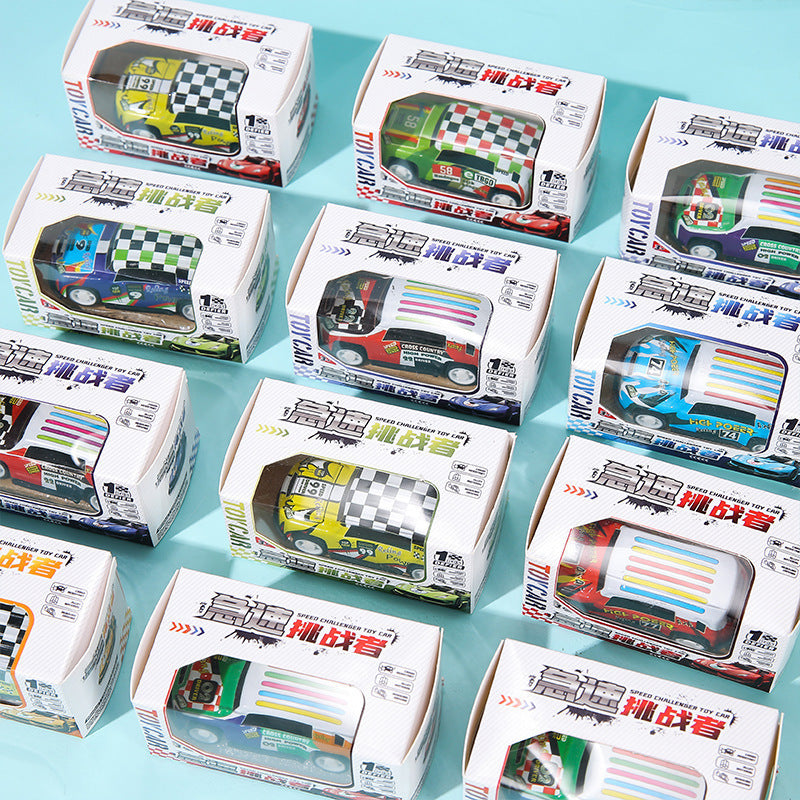 Mini Children's Pullback Alloy Car Pullback Fall Resistant Iron Pullback Car Children's Toy Car Model Toy Car - image 2