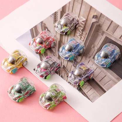 Color printing double-decker car toy prizes kindergarten inertia back car to push boys toys cross-border exclusive - image 4