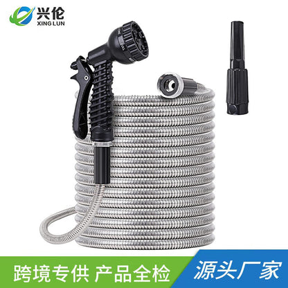 Factory direct supply cross-border stainless steel garden water pipe car wash watering water gun nozzle American standard garden water pipe wholesale - image 1