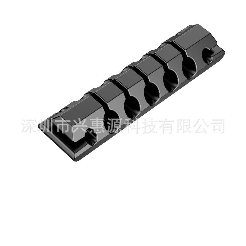 Cross-border business desk bottom simple storage net car net bag cable clip silicone cable winder data cable winder - image 4