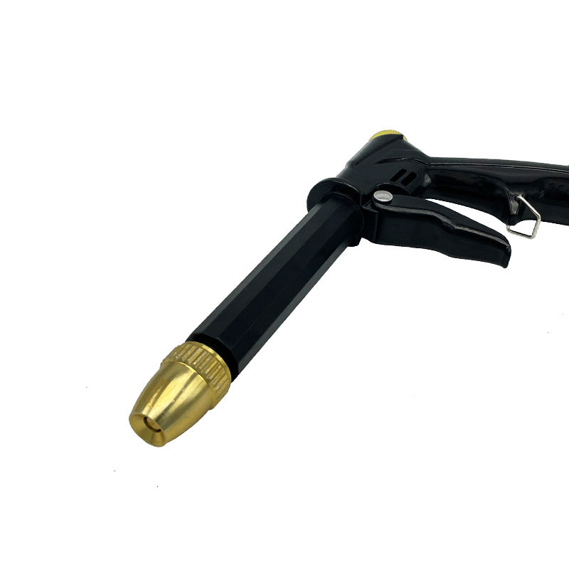 New Long Rod Black Gun Household Water Gun High Pressure Car Washing Spray Gun Shower Shower Watering Powerful Car Brush Artifact Cleaning - image 4