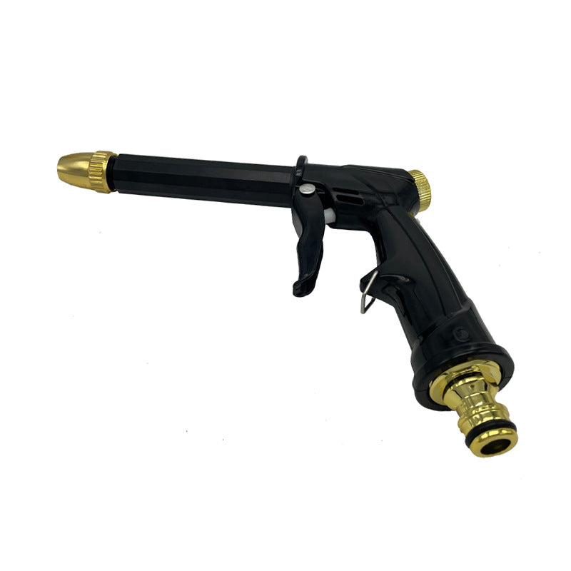 New Long Rod Black Gun Household Water Gun High Pressure Car Washing Spray Gun Shower Shower Watering Powerful Car Brush Artifact Cleaning - image 5