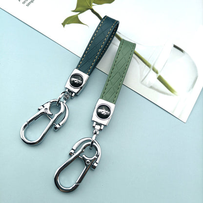 Car Keychain with Contrasting Colors, Diamond-Shaped Embossed Rope Pendant, Cross-Border Keychain Accessories, Car Keychain - image 3