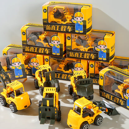 Children's Pullback Gift Box Engineering Car Toy Boy Excavator Dumpster Model Birthday Gift Kindergarten Award - image 1