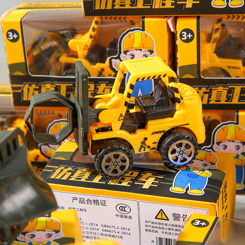 Children's Pullback Gift Box Engineering Car Toy Boy Excavator Dumpster Model Birthday Gift Kindergarten Award - image 3