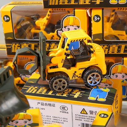 Children's Pullback Gift Box Engineering Car Toy Boy Excavator Dumpster Model Birthday Gift Kindergarten Award - image 3