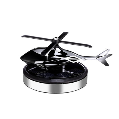 Solar-Powered Rotating Helicopter Car Ornament Creative Aromatherapy Dashboard Cross-Border Men's Car Accessories Fragrance Holder - image 5