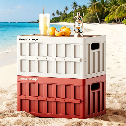 Outdoor Camping Box Storage Box Car Trunk Foldable Storage Box Plastic Storage Box Toy Storage Box - image 1