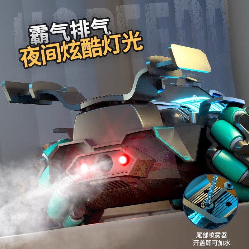 Tiktok hot sale spray F1 remote control car 2.4g remote control car gesture induction racing car children stunt drift four-drive car - image 3