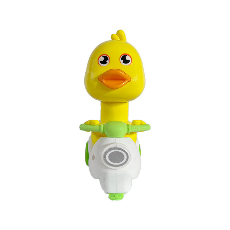 Little Yellow Duck Pull Back Press Car Cartoon Motorcycle Inertial Sliding Baby Toy Car Children's Gift Street Stall Wholesale - image 5